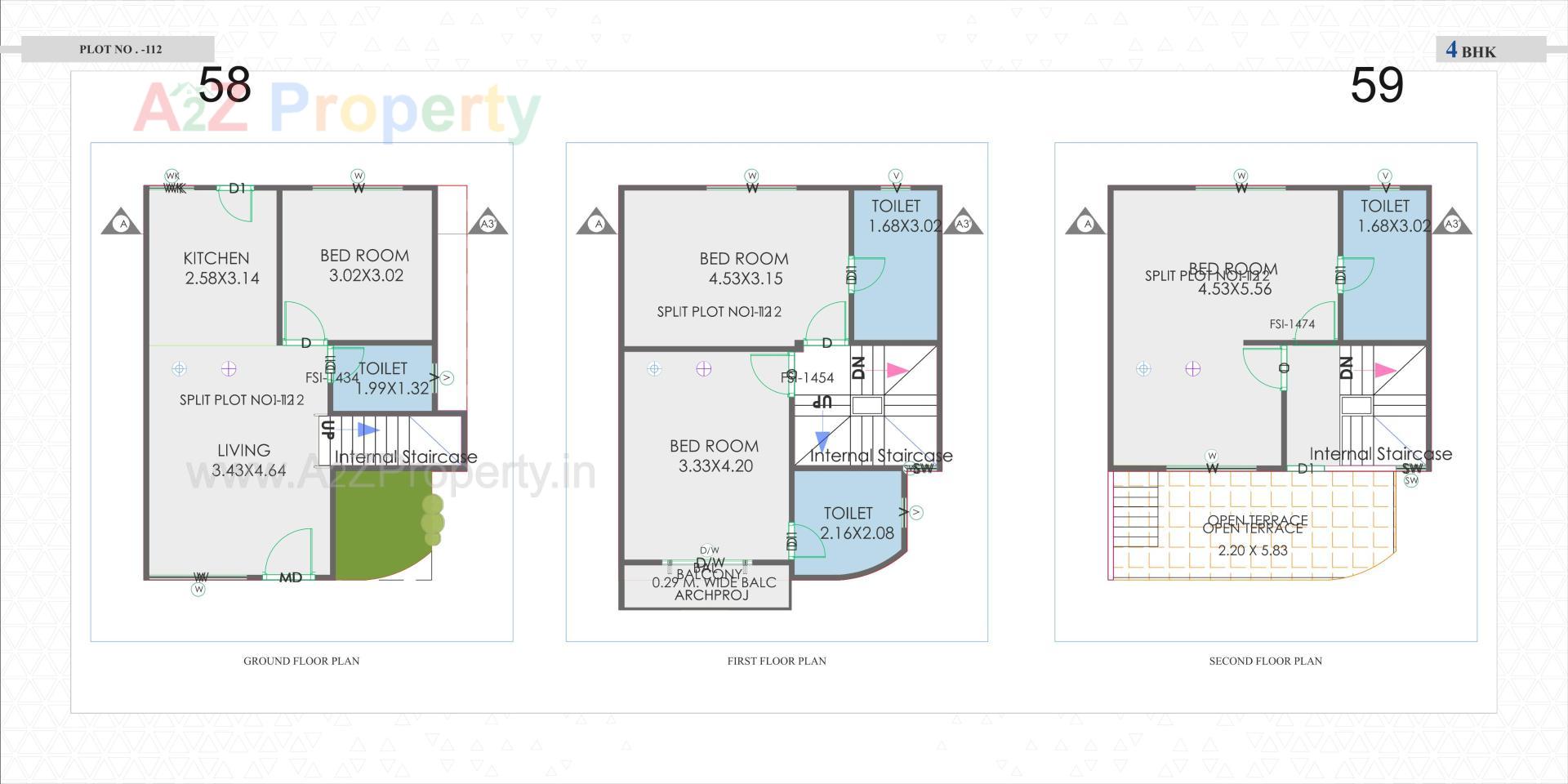Layout of real estate project Sarva Vatika located at Vaghodia, Vadodara, Gujarat