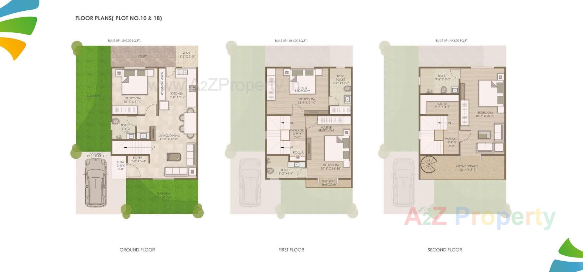 Layout of real estate project Sarva Villa 1 located at Ankhol, Vadodara, Gujarat