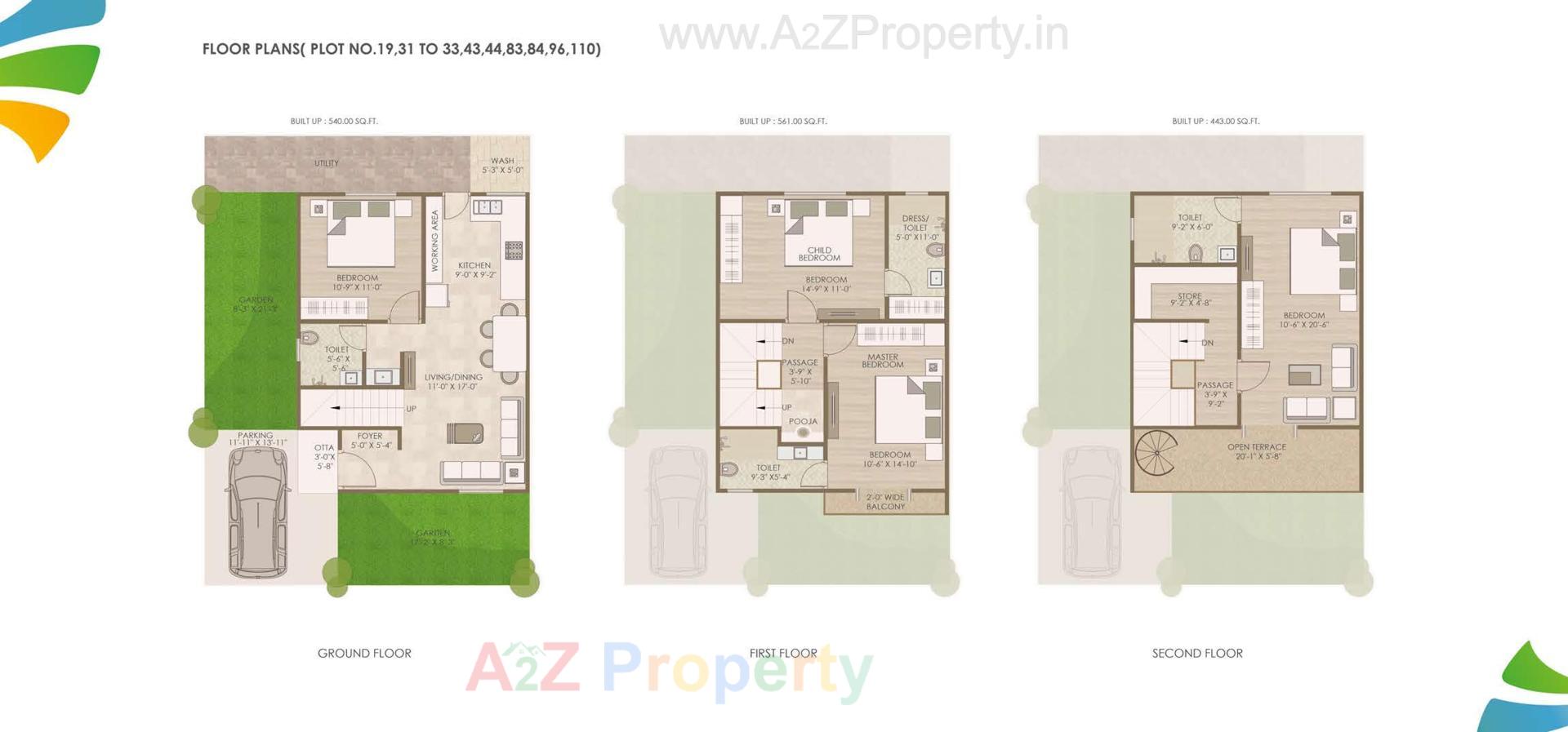 Layout of real estate project Sarva Villa 1 located at Ankhol, Vadodara, Gujarat