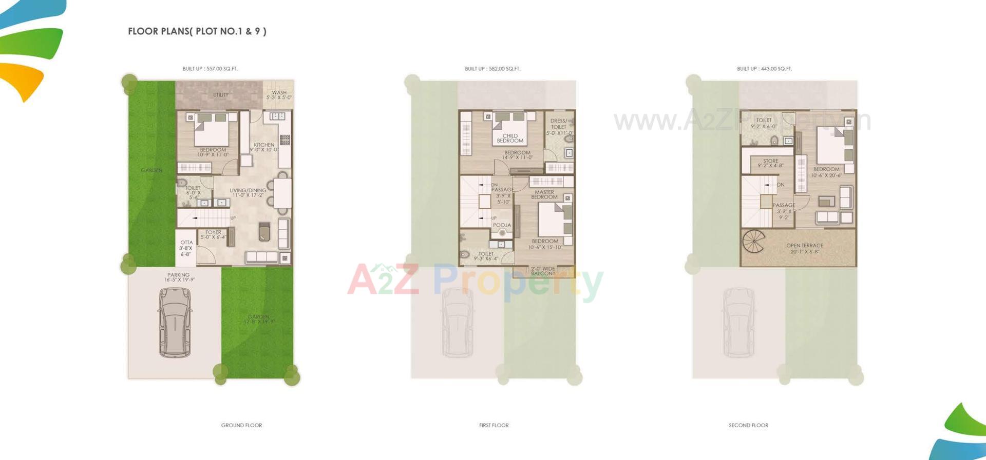Layout of real estate project Sarva Villa 1 located at Ankhol, Vadodara, Gujarat