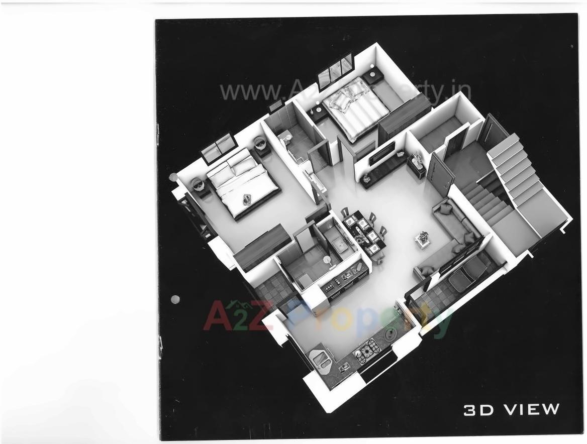 Layout of real estate project Satva Height located at Sama, Vadodara, Gujarat