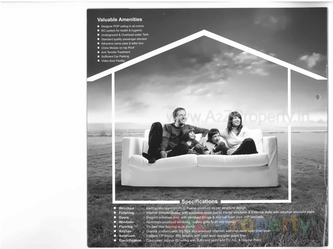  of real estate project Satva Height located at Sama, Vadodara, Gujarat