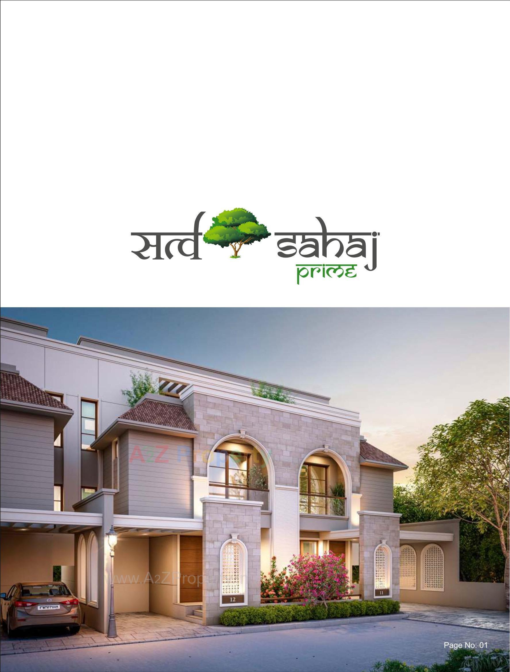 3D Elevation of real estate project Satva Sahaj Prime located at Kalali, Vadodara, Gujarat