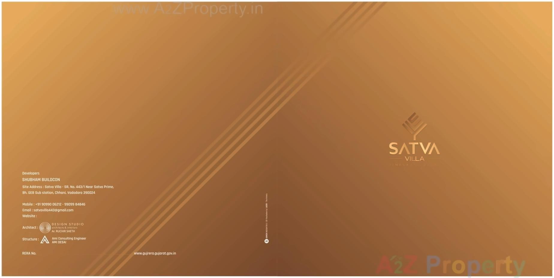  of real estate project Satva Villa located at Chhani, Vadodara, Gujarat