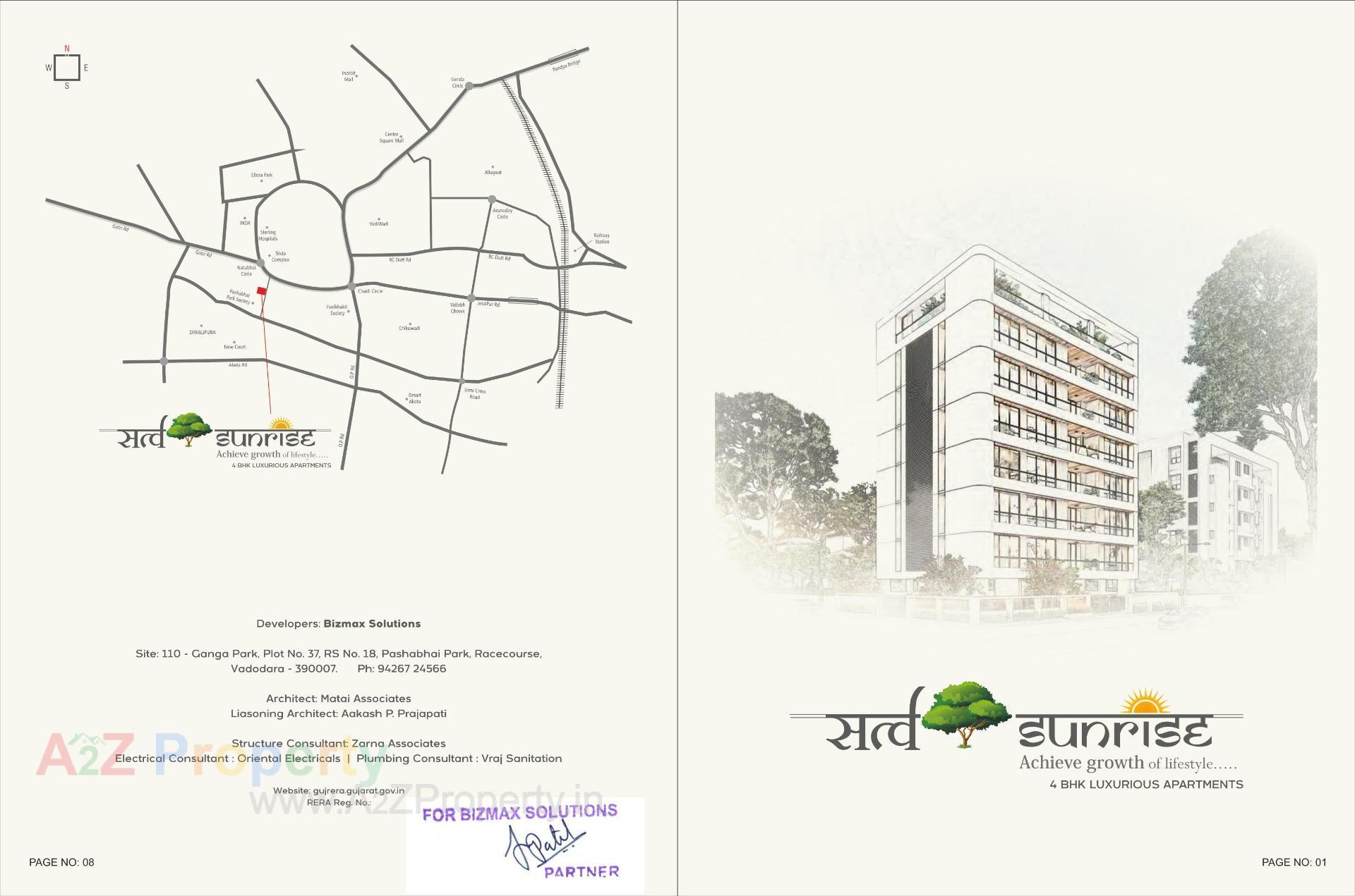  of real estate project Satvaa Sunrise located at Jetalpur, Vadodara, Gujarat