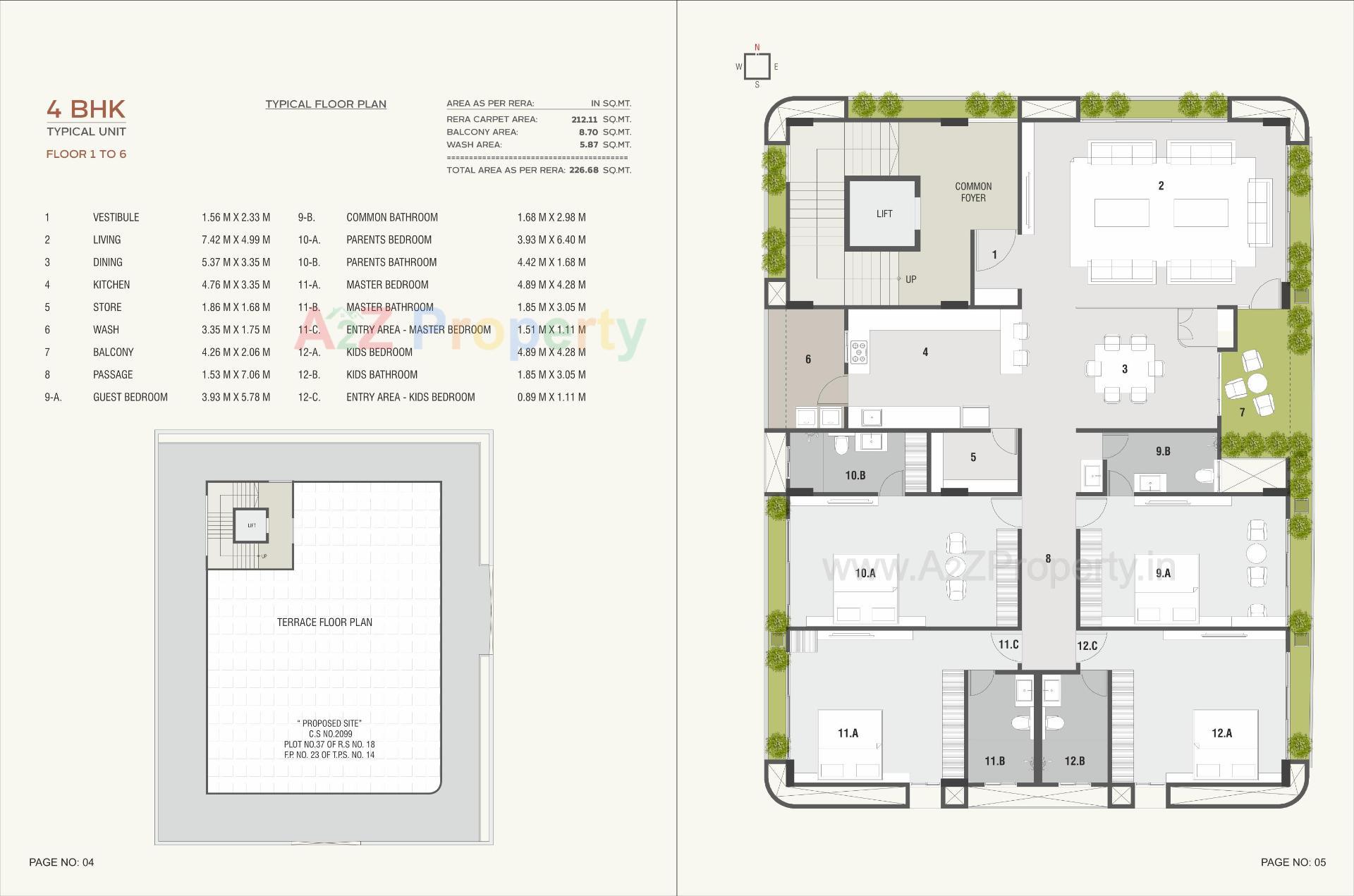 Layout of real estate project Satvaa Sunrise located at Jetalpur, Vadodara, Gujarat