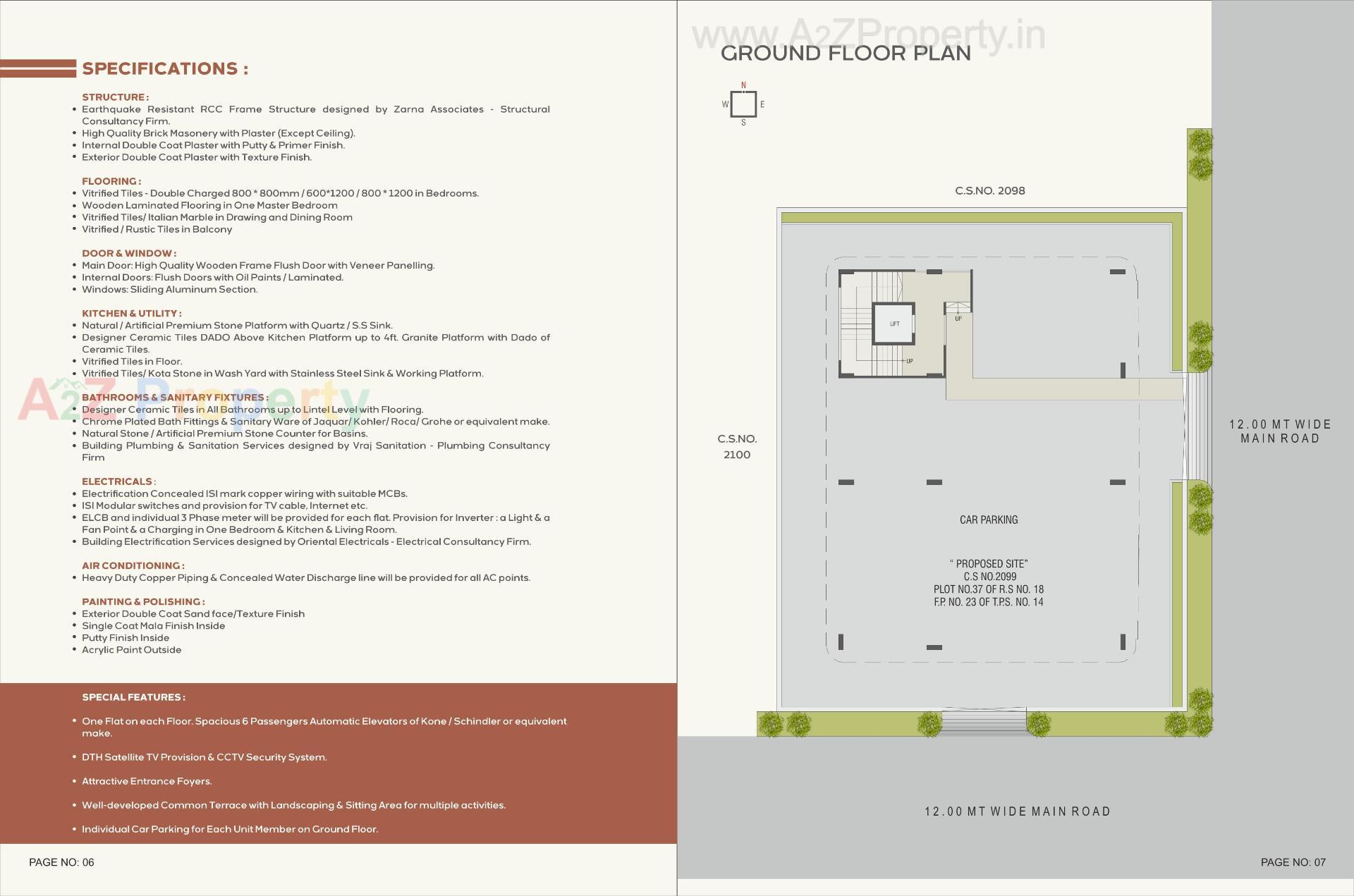  of real estate project Satvaa Sunrise located at Jetalpur, Vadodara, Gujarat