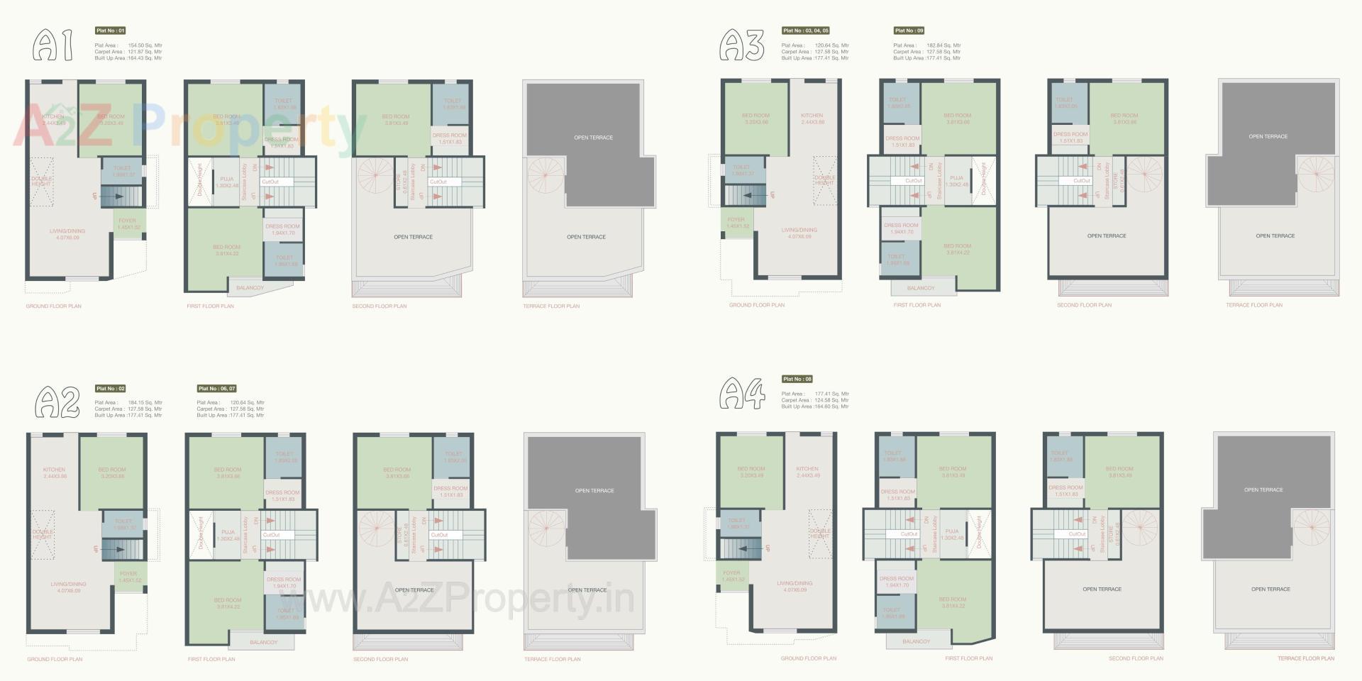 Layout of real estate project Satyam Castle located at Kapurai, Vadodara, Gujarat