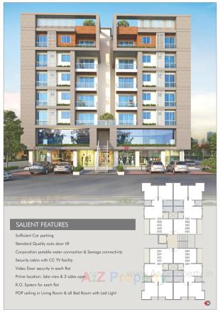 Elevation of real estate project Satyam Exotica Resicom located at Chhani, Vadodara, Gujarat