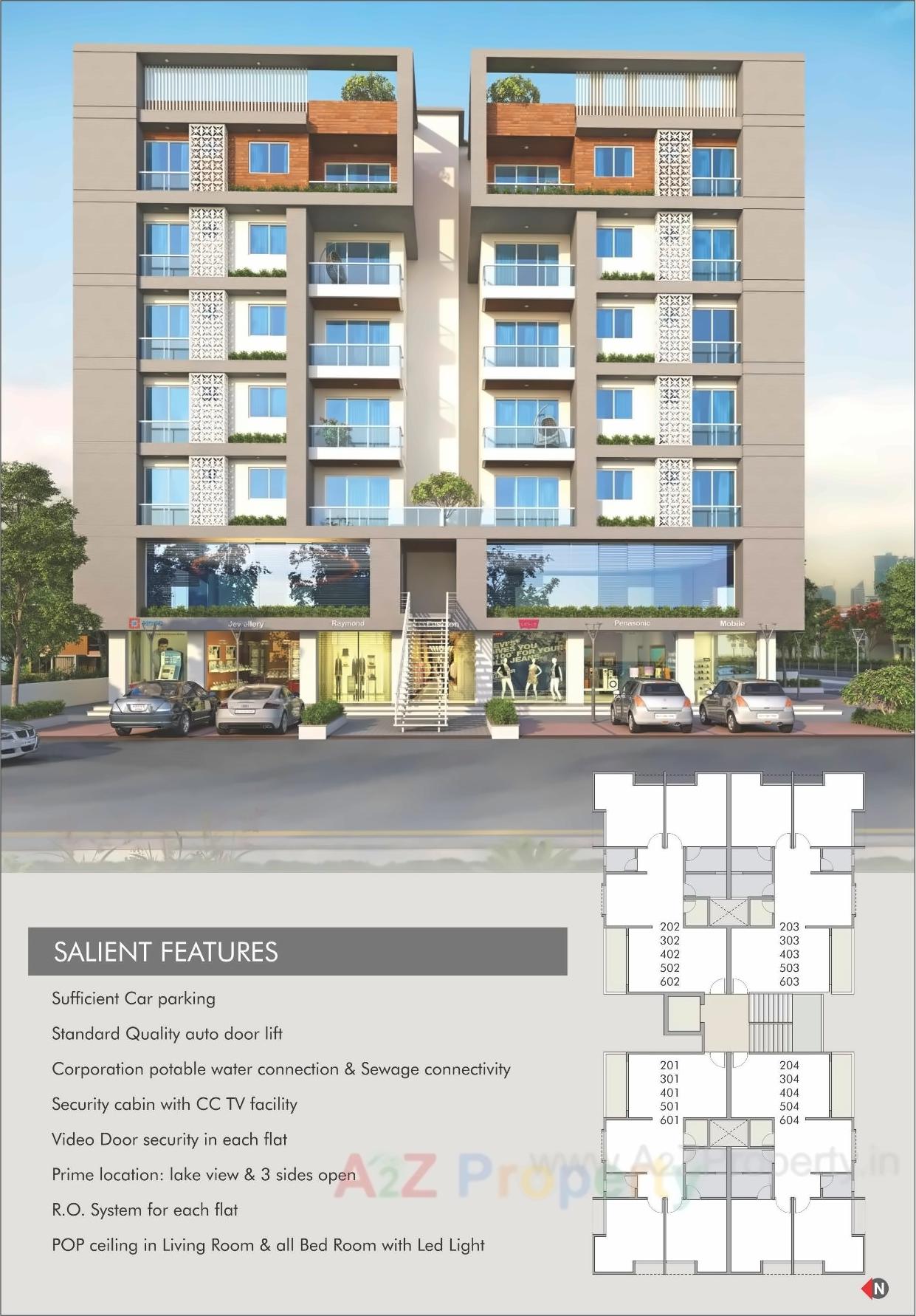 3D Elevation of real estate project Satyam Exotica Resicom located at Chhani, Vadodara, Gujarat