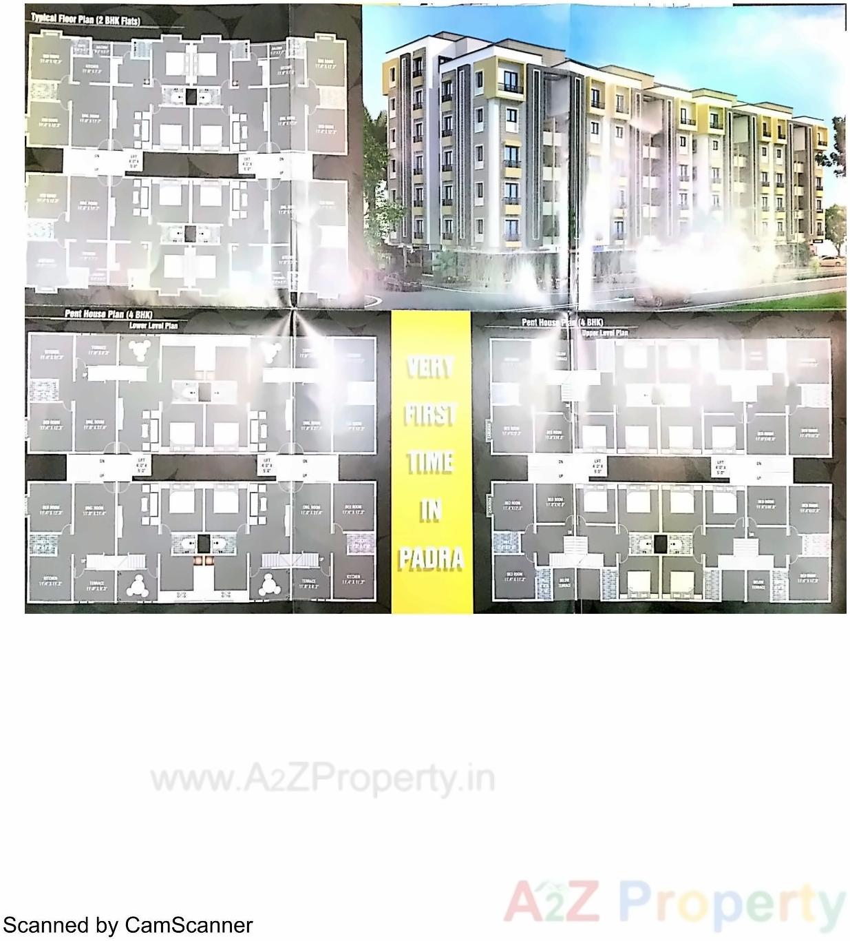 Layout of real estate project Satyam Residency located at Padra, Vadodara, Gujarat
