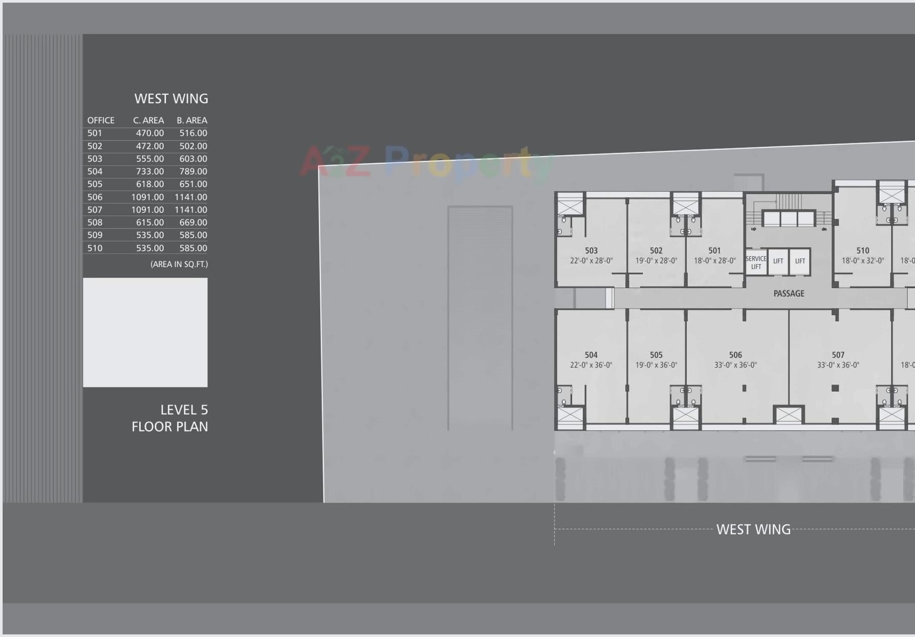 Layout of real estate project Sears Ii located at Vadodara, Vadodara, Gujarat
