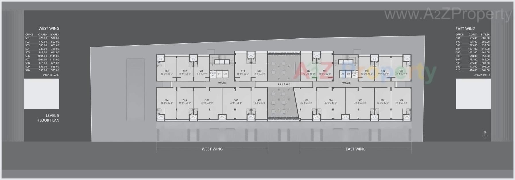 Layout of real estate project Sears Ii located at Vadodara, Vadodara, Gujarat
