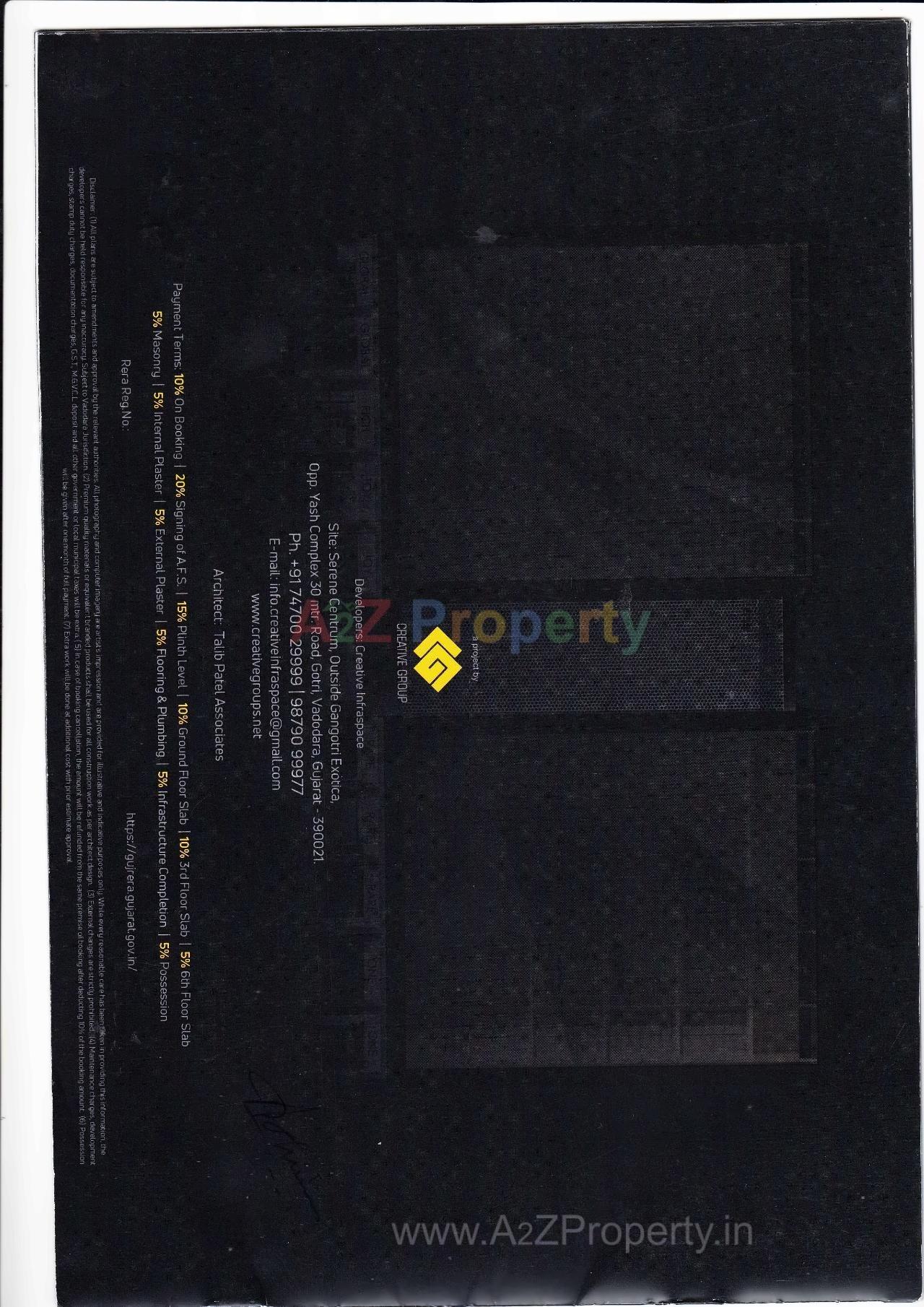  of real estate project Serene Centrum located at Gotri, Vadodara, Gujarat