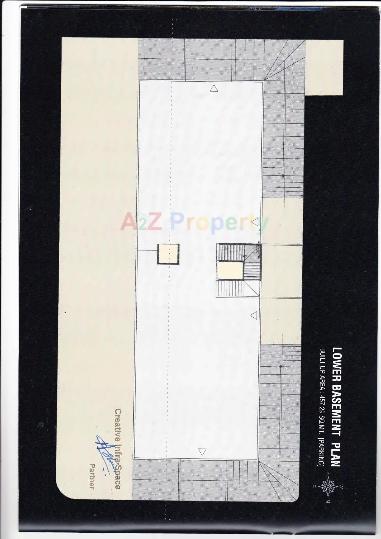 Layout of real estate project Serene Centrum located at Gotri, Vadodara, Gujarat