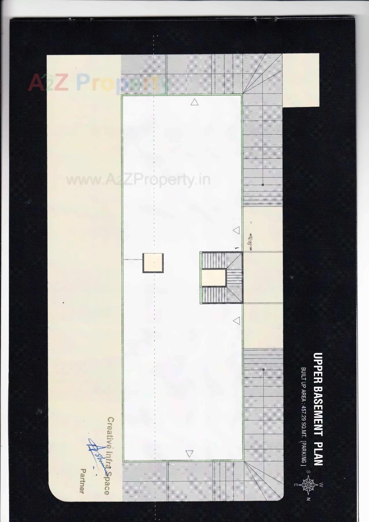 Layout of real estate project Serene Centrum located at Gotri, Vadodara, Gujarat