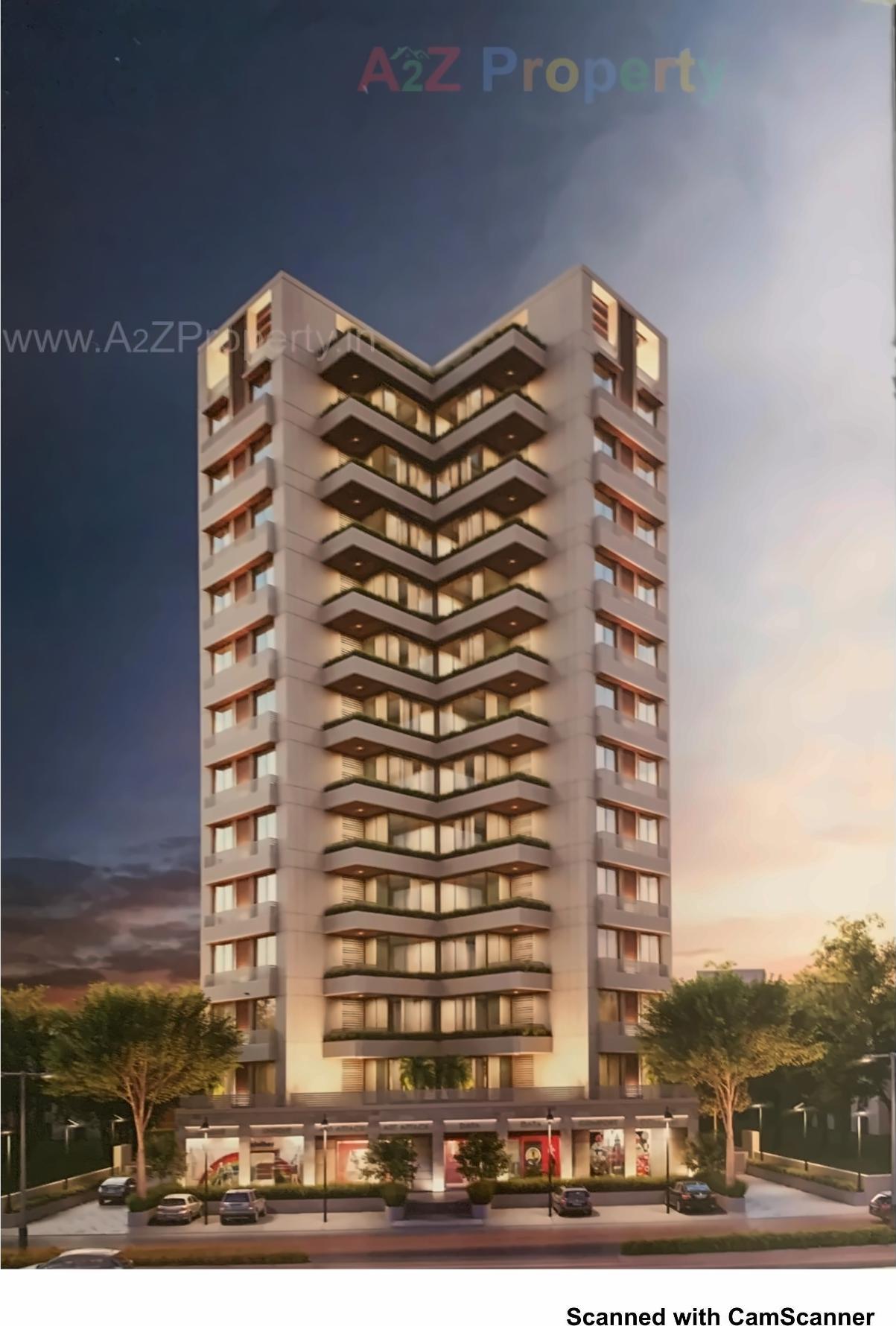 3D Elevation of real estate project Serene Edifice located at Harni, Vadodara, Gujarat