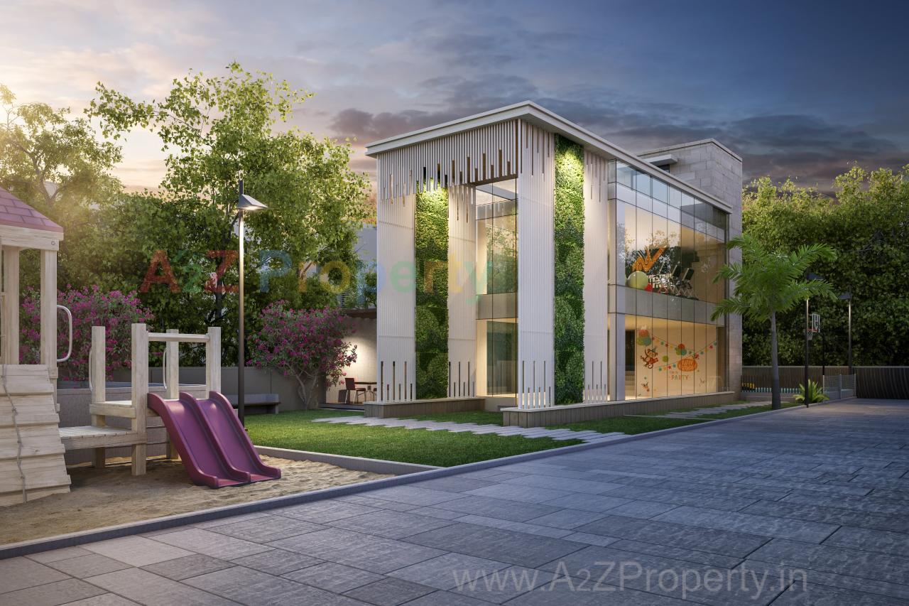 3D Elevation of real estate project Serene Signatures located at Bhayli, Vadodara, Gujarat