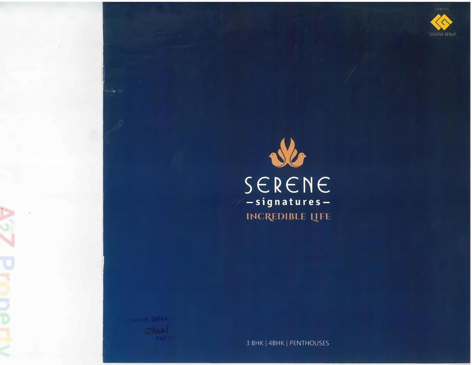  of real estate project Serene Signatures located at Bhayli, Vadodara, Gujarat