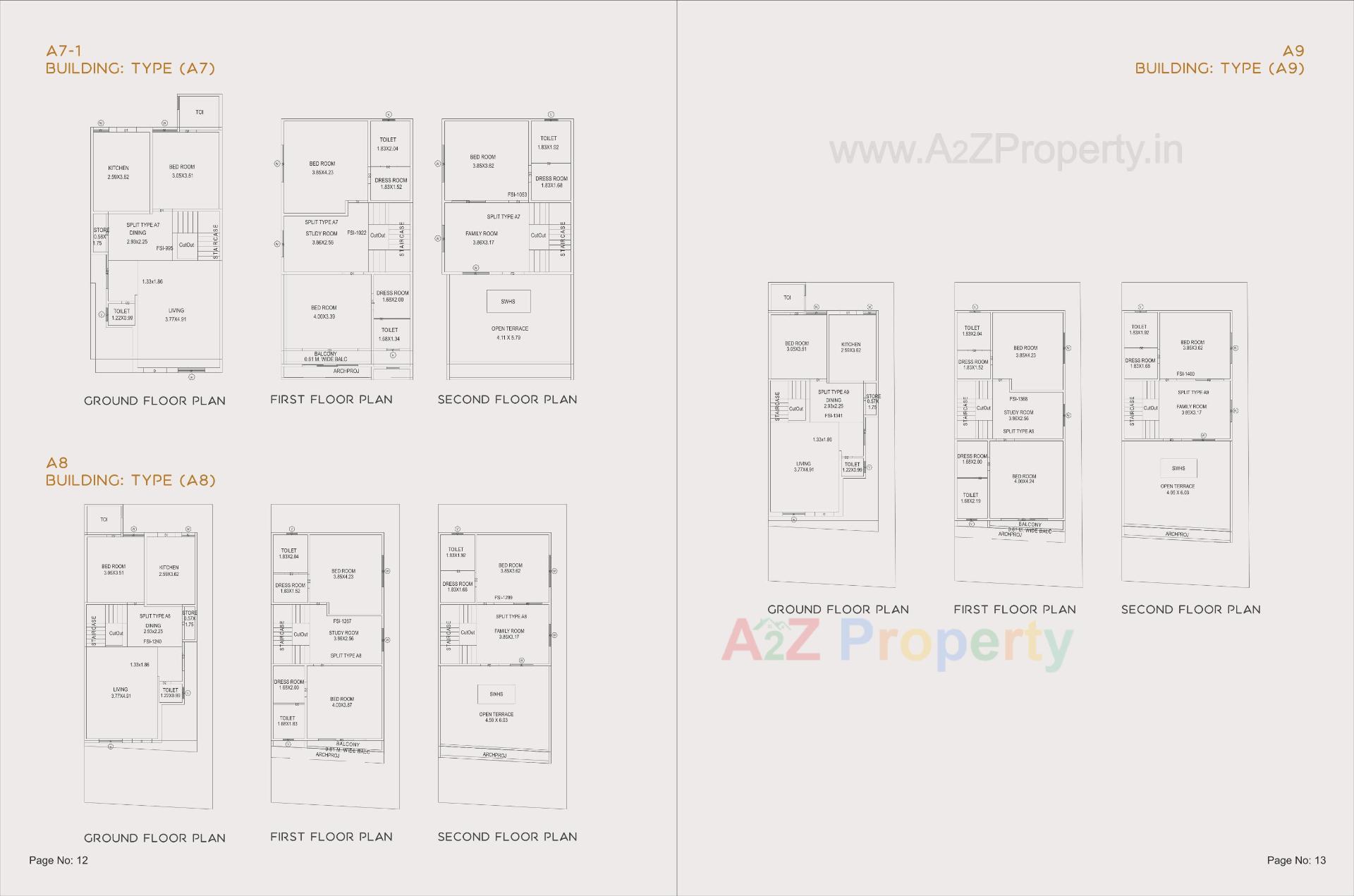 Layout of real estate project Serenity Nest located at Sevasi , Vadodara, Gujarat