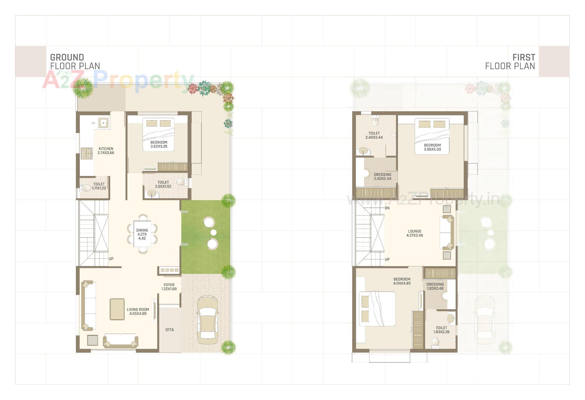 Layout of real estate project Seven 9 Sky located at Chhani, Vadodara, Gujarat