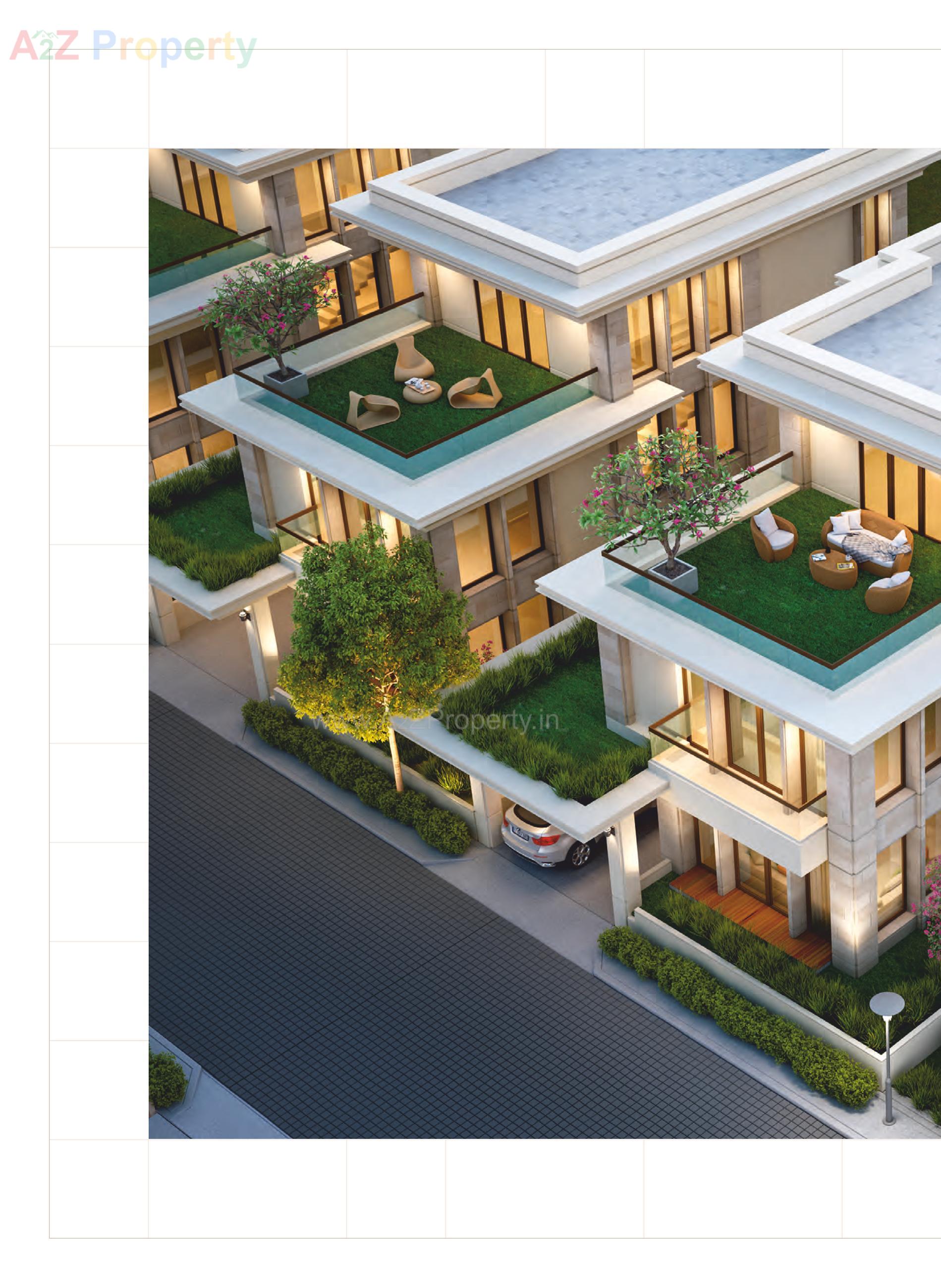 3D Elevation of real estate project Seven 9 Sky located at Chhani, Vadodara, Gujarat