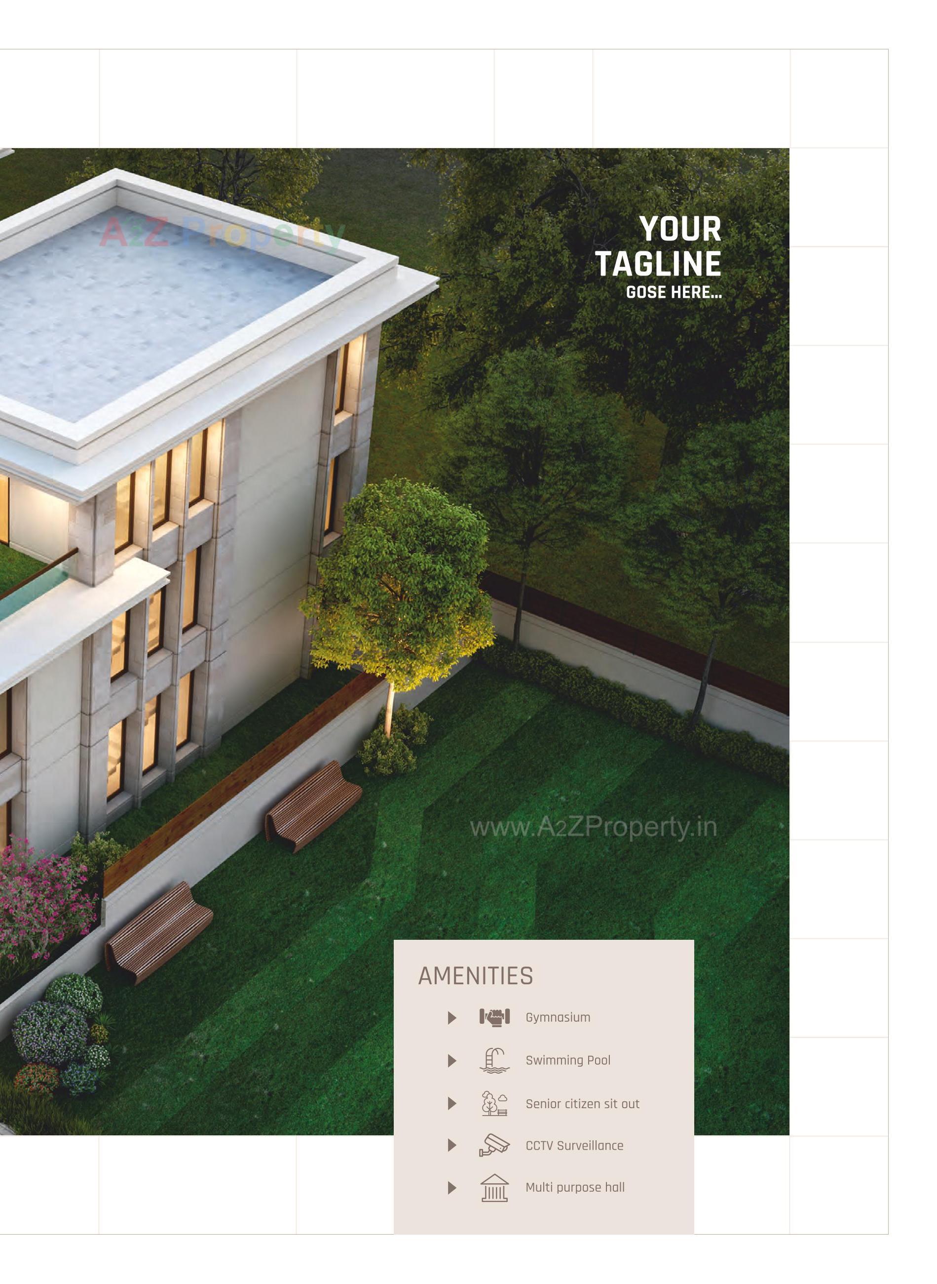 3D Elevation of real estate project Seven 9 Sky located at Chhani, Vadodara, Gujarat