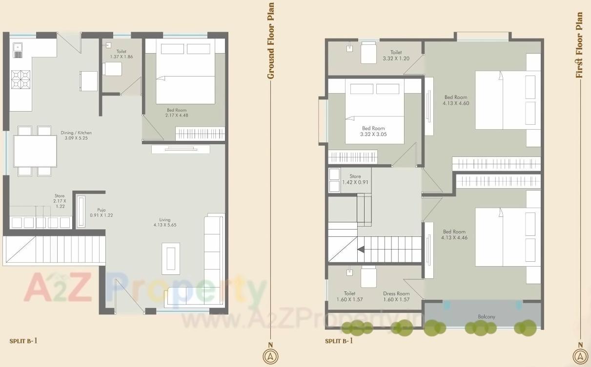 Layout of real estate project Seven 9 Villa located at Vadodara, Vadodara, Gujarat