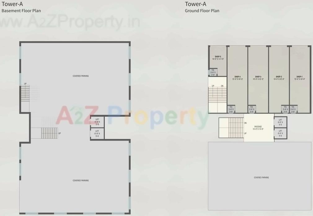 Layout of real estate project Seven Sky located at Harni, Vadodara, Gujarat