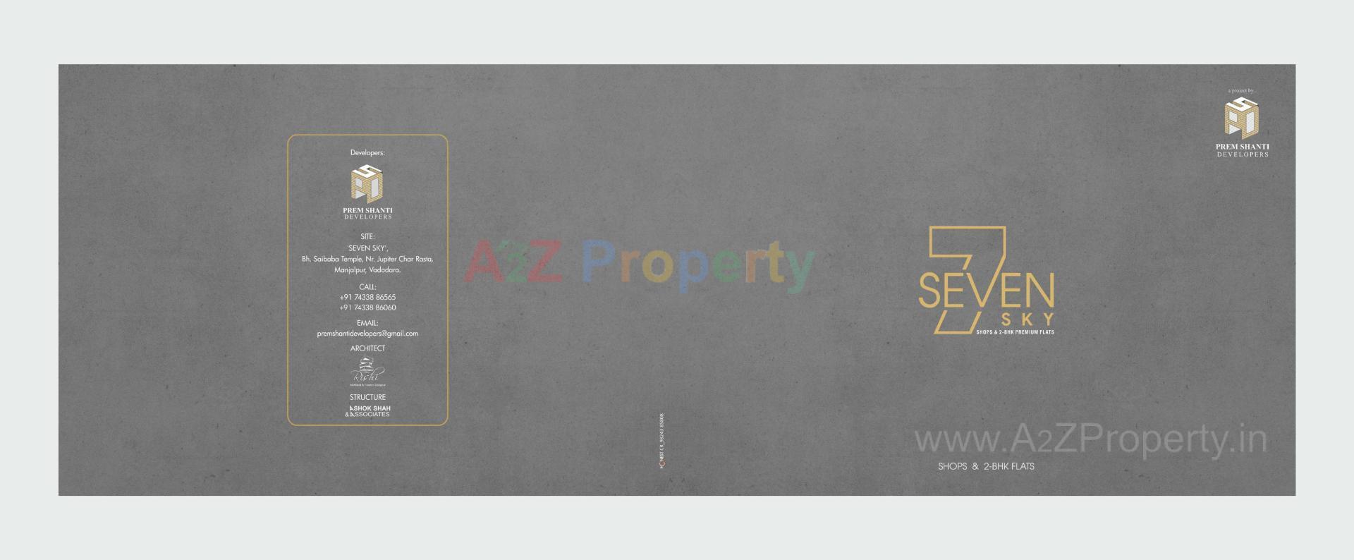  of real estate project Seven Sky located at Tarsali, Vadodara, Gujarat