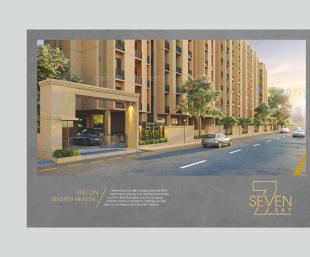 Elevation of real estate project Seven Sky located at Tarsali, Vadodara, Gujarat