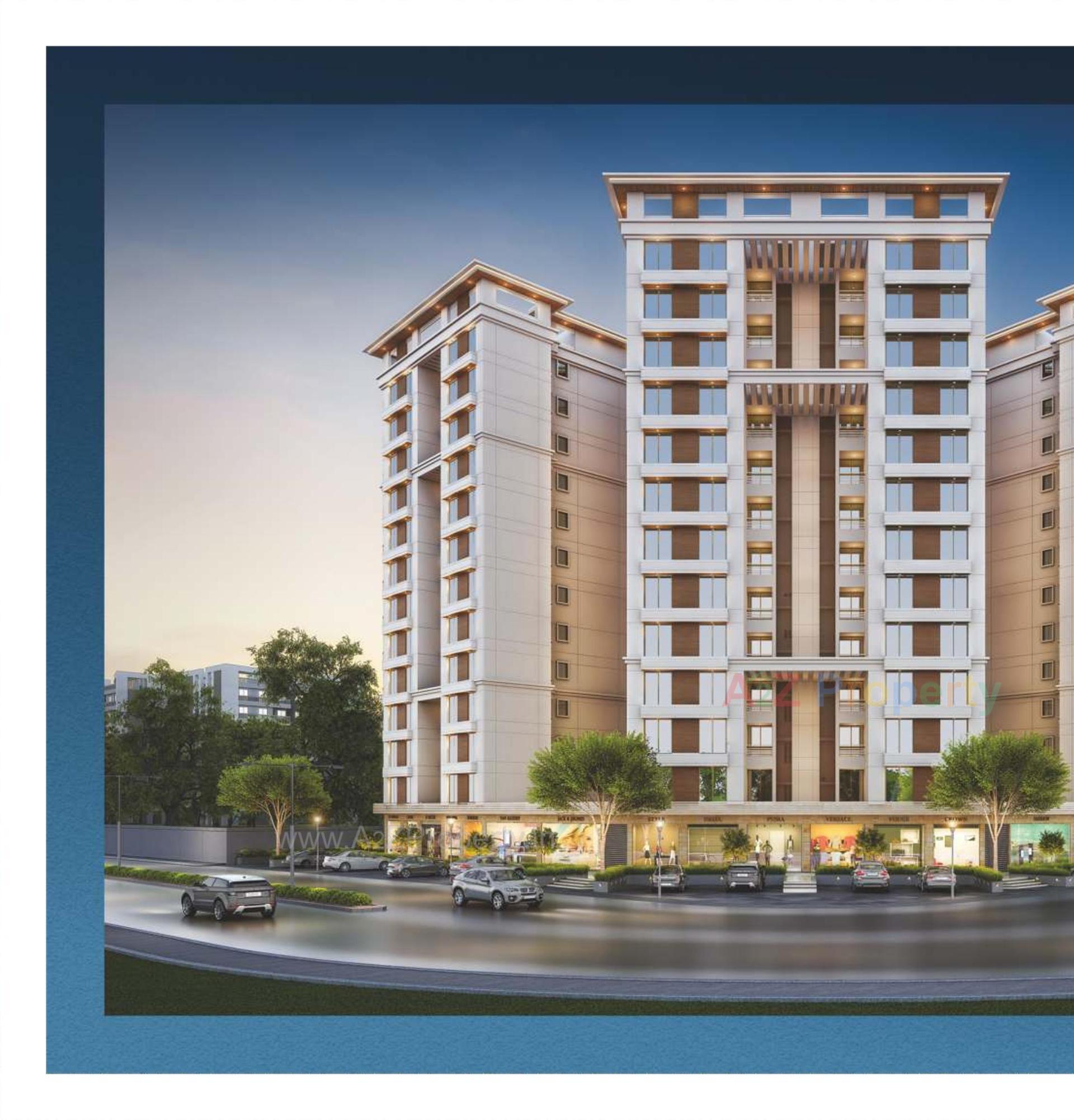 3D Elevation of real estate project Seven9 Imperia located at Vadodara, Vadodara, Gujarat