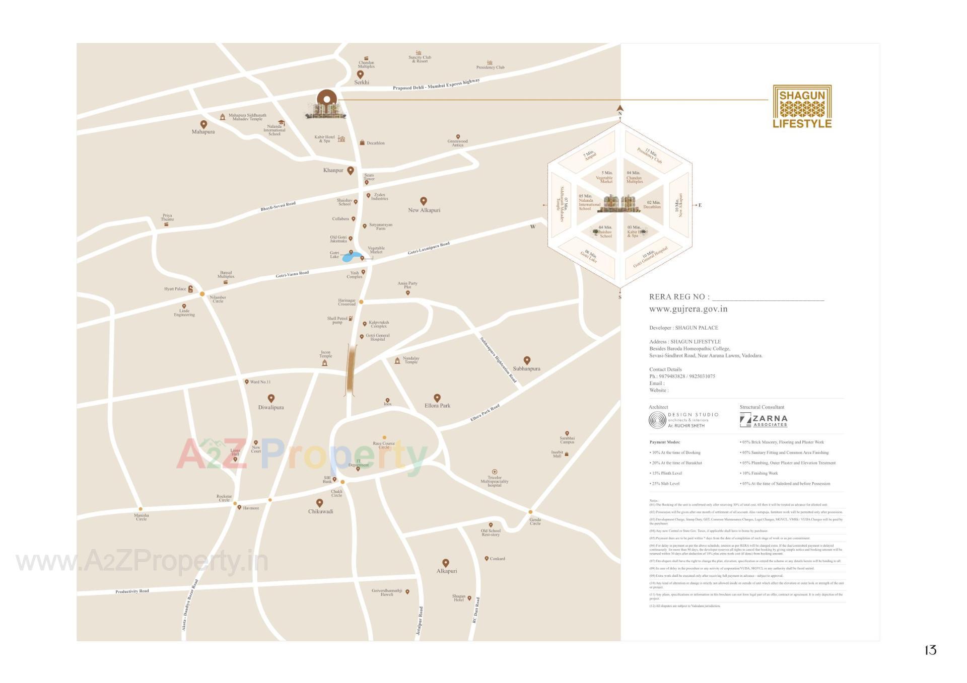  of real estate project Shagun Lifestyle located at Sewasi, Vadodara, Gujarat