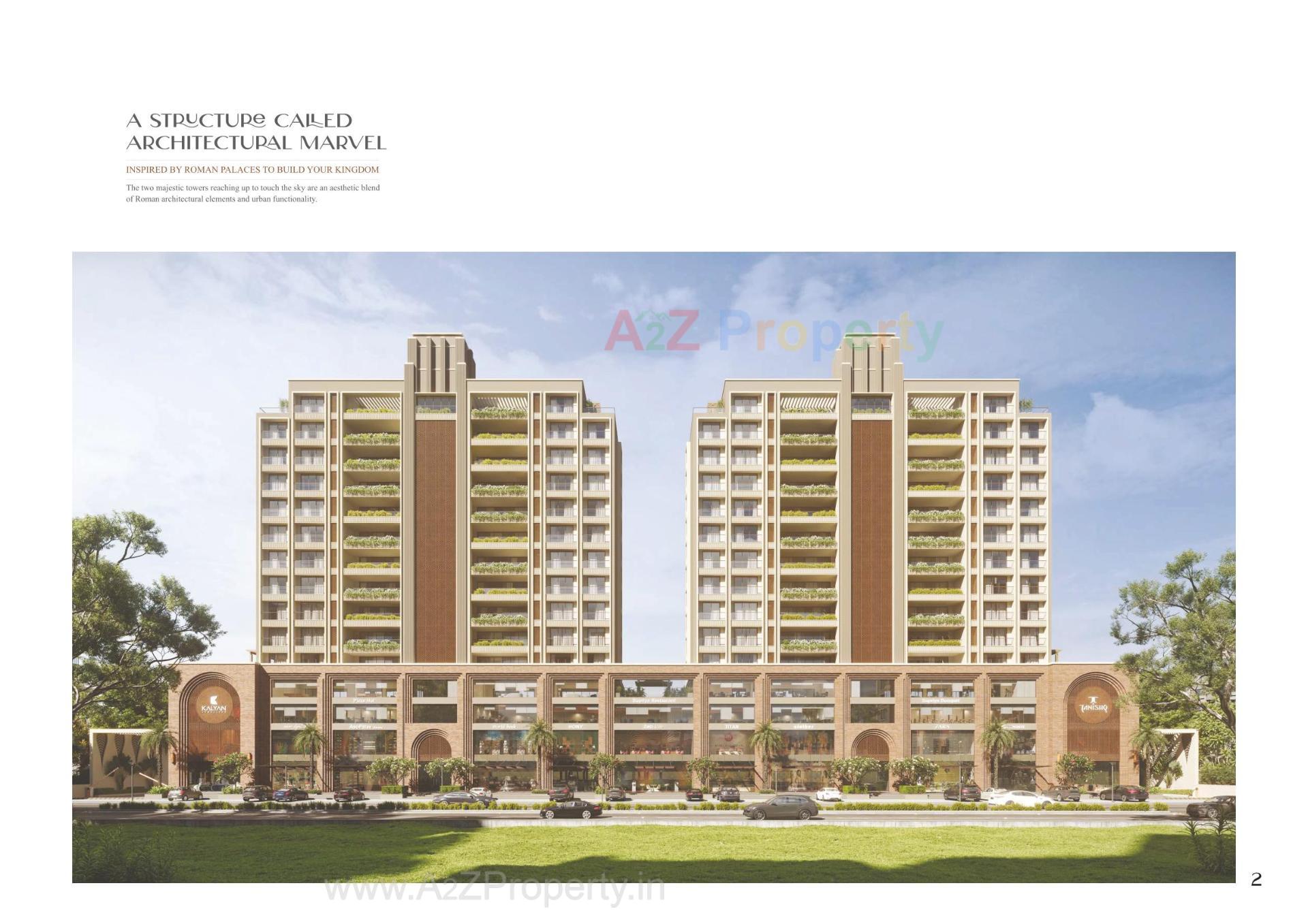 3D Elevation of real estate project Shagun Lifestyle located at Sewasi, Vadodara, Gujarat