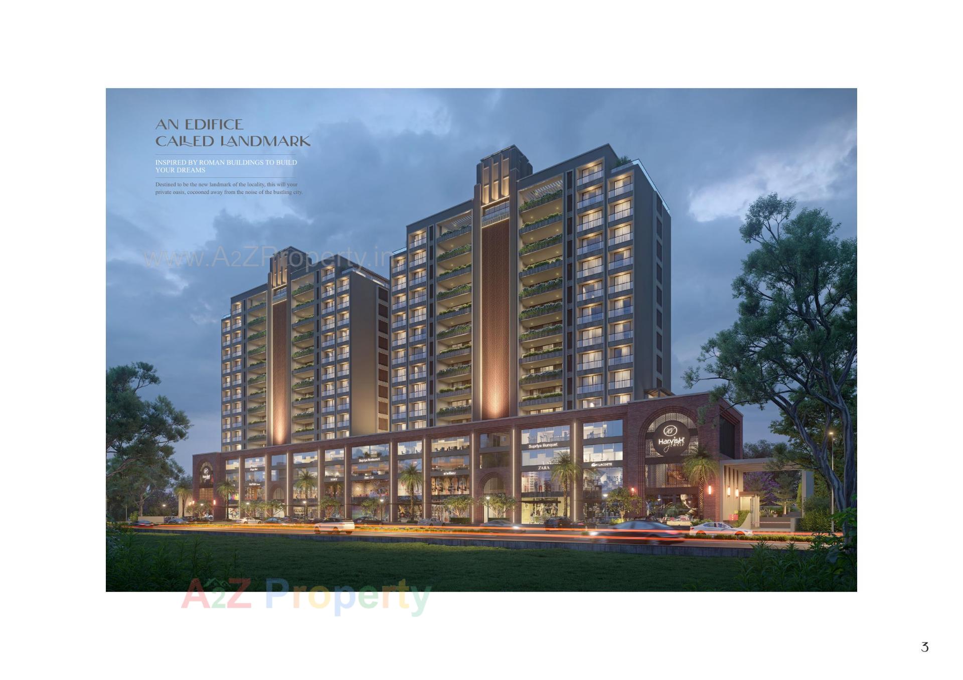 3D Elevation of real estate project Shagun Lifestyle located at Sewasi, Vadodara, Gujarat