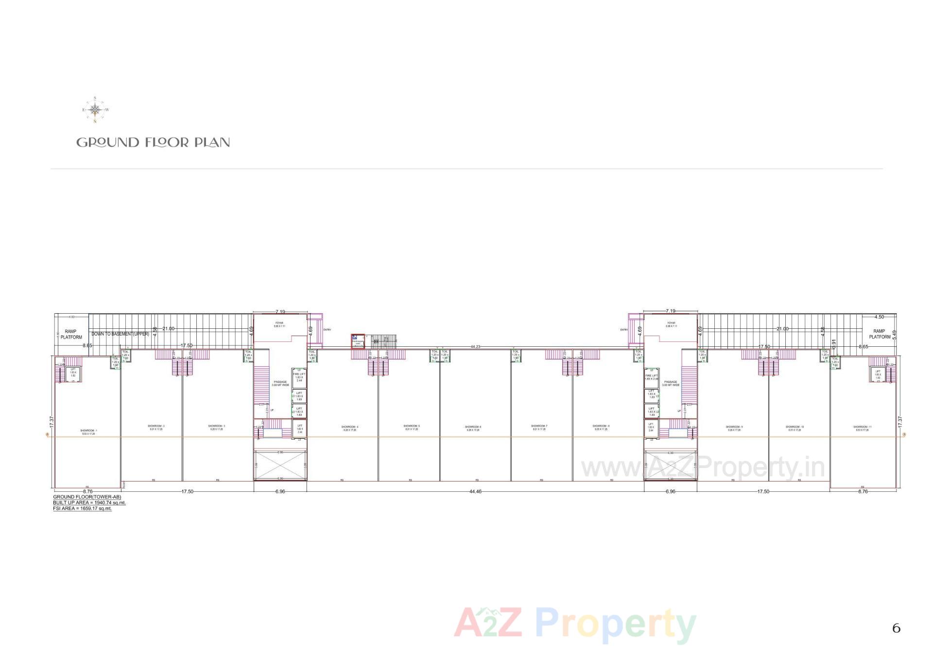 Layout of real estate project Shagun Lifestyle located at Sewasi, Vadodara, Gujarat