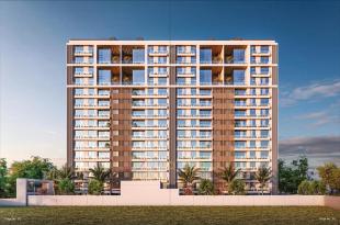 Elevation of real estate project Shaligram West located at Bhayli, Vadodara, Gujarat