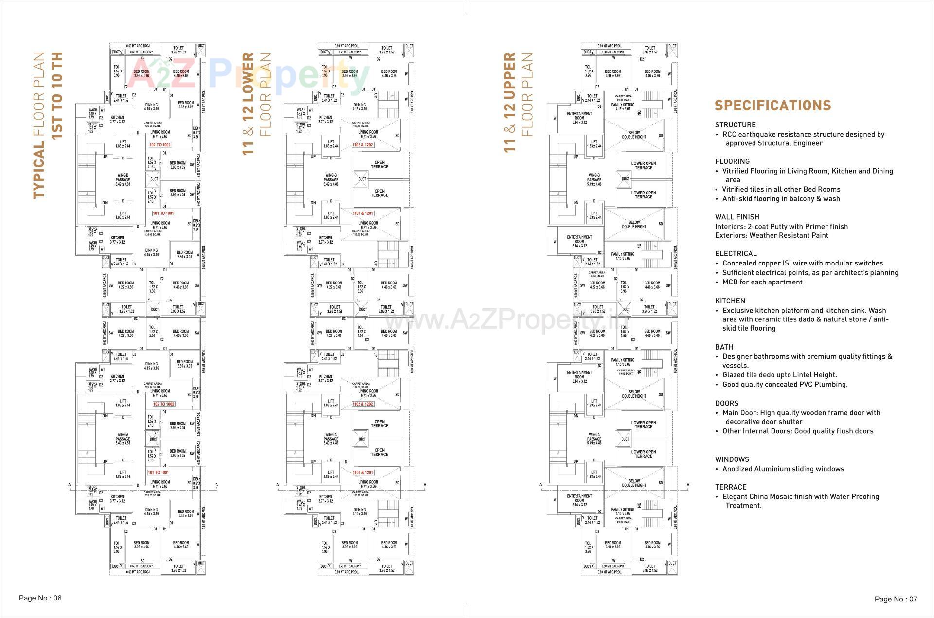 Layout of real estate project Shaligram West located at Bhayli, Vadodara, Gujarat