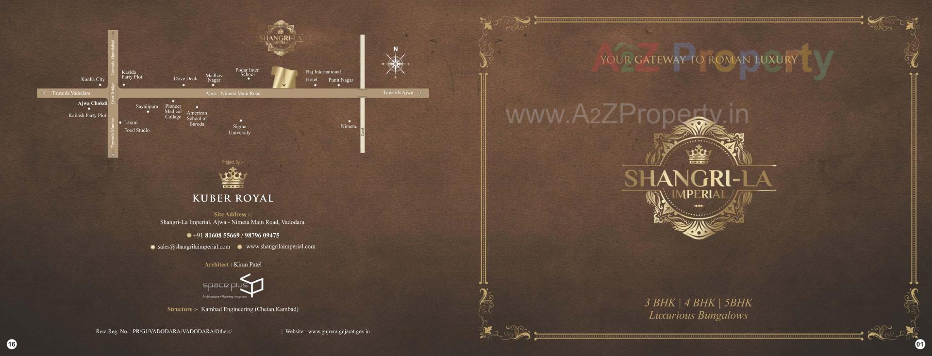  of real estate project Shangri La Imperial located at Vaghodia, Vadodara, Gujarat