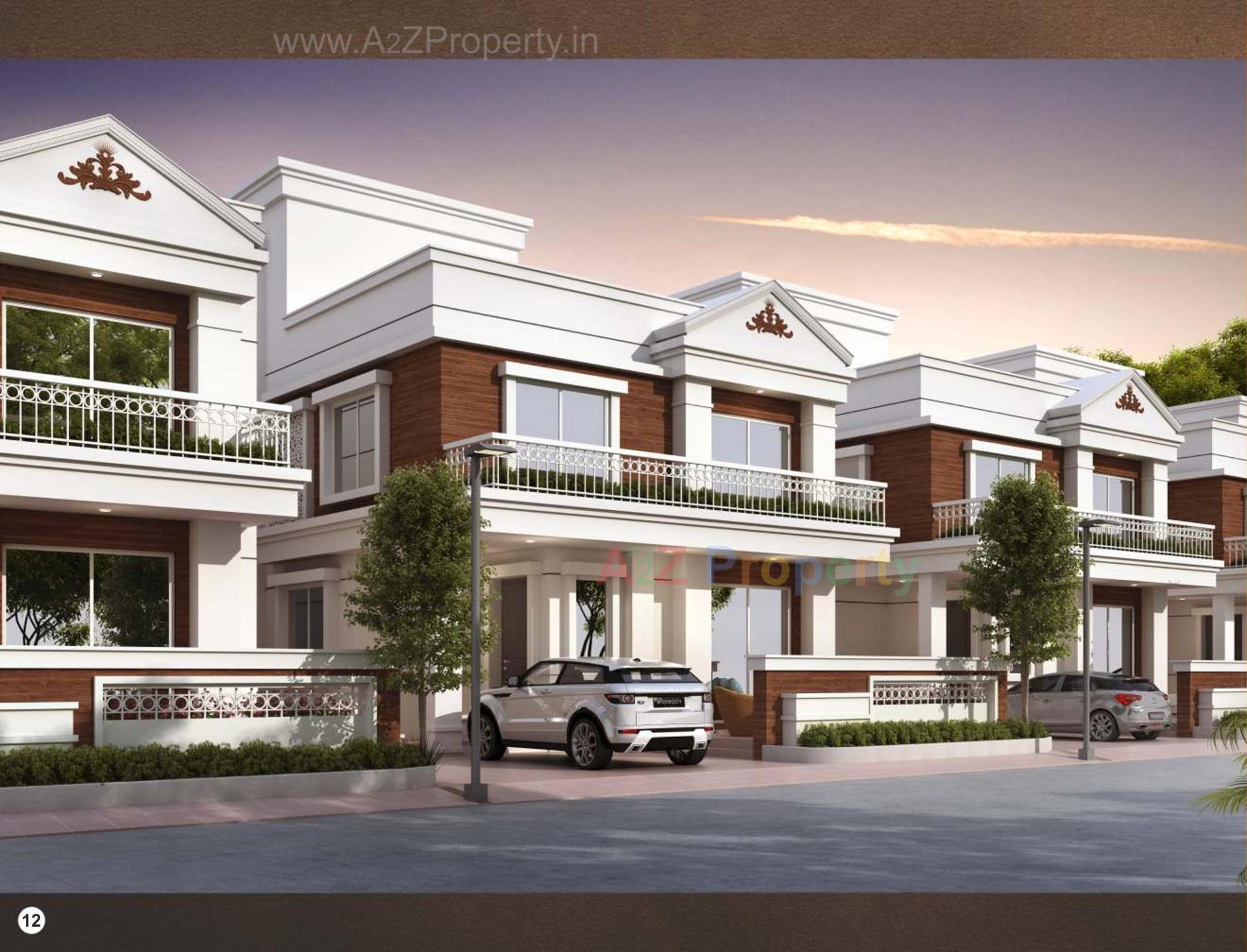 3D Elevation of real estate project Shangri La Imperial located at Vaghodia, Vadodara, Gujarat