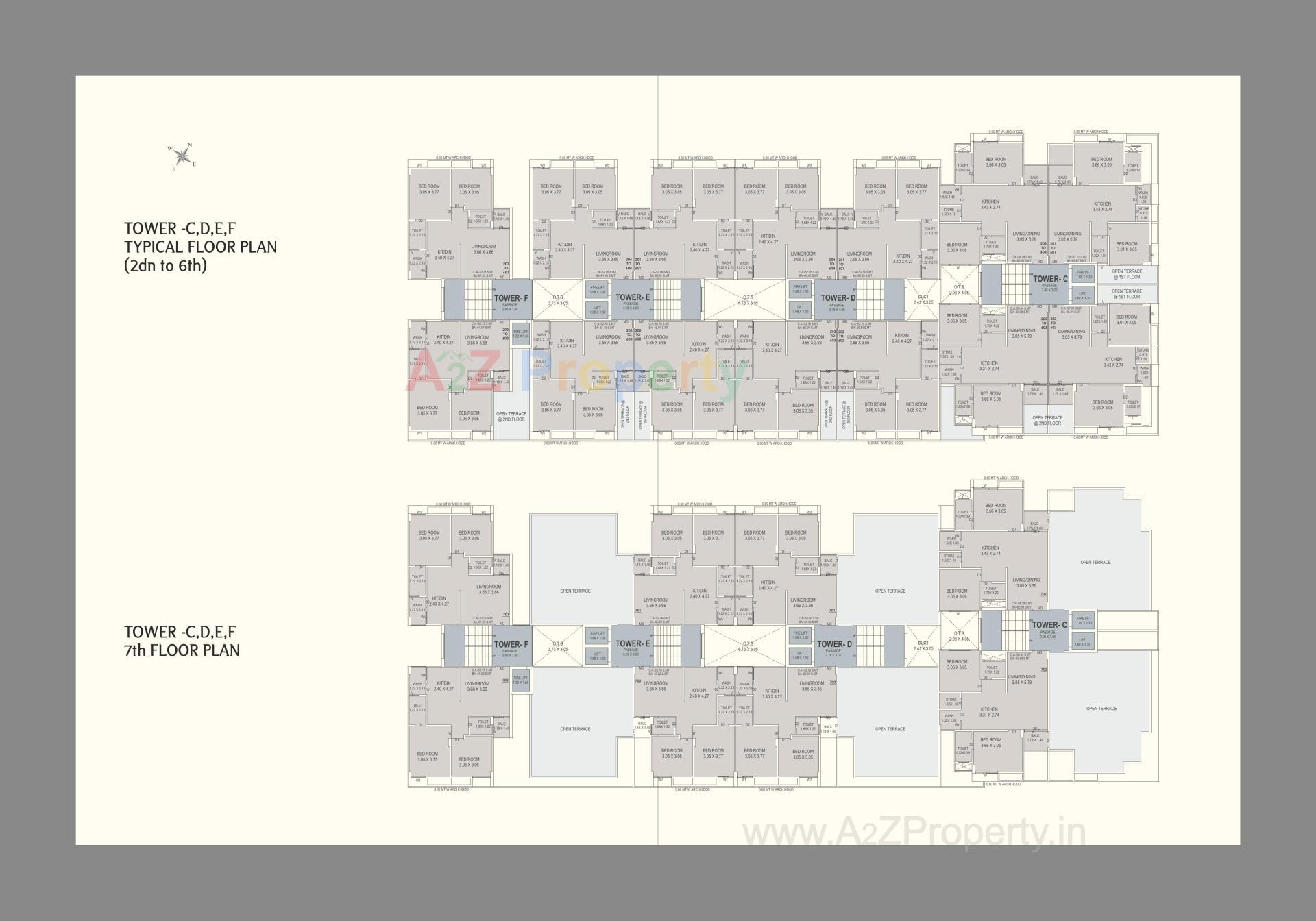 Layout of real estate project Shantam Highland located at Tarsali, Vadodara, Gujarat