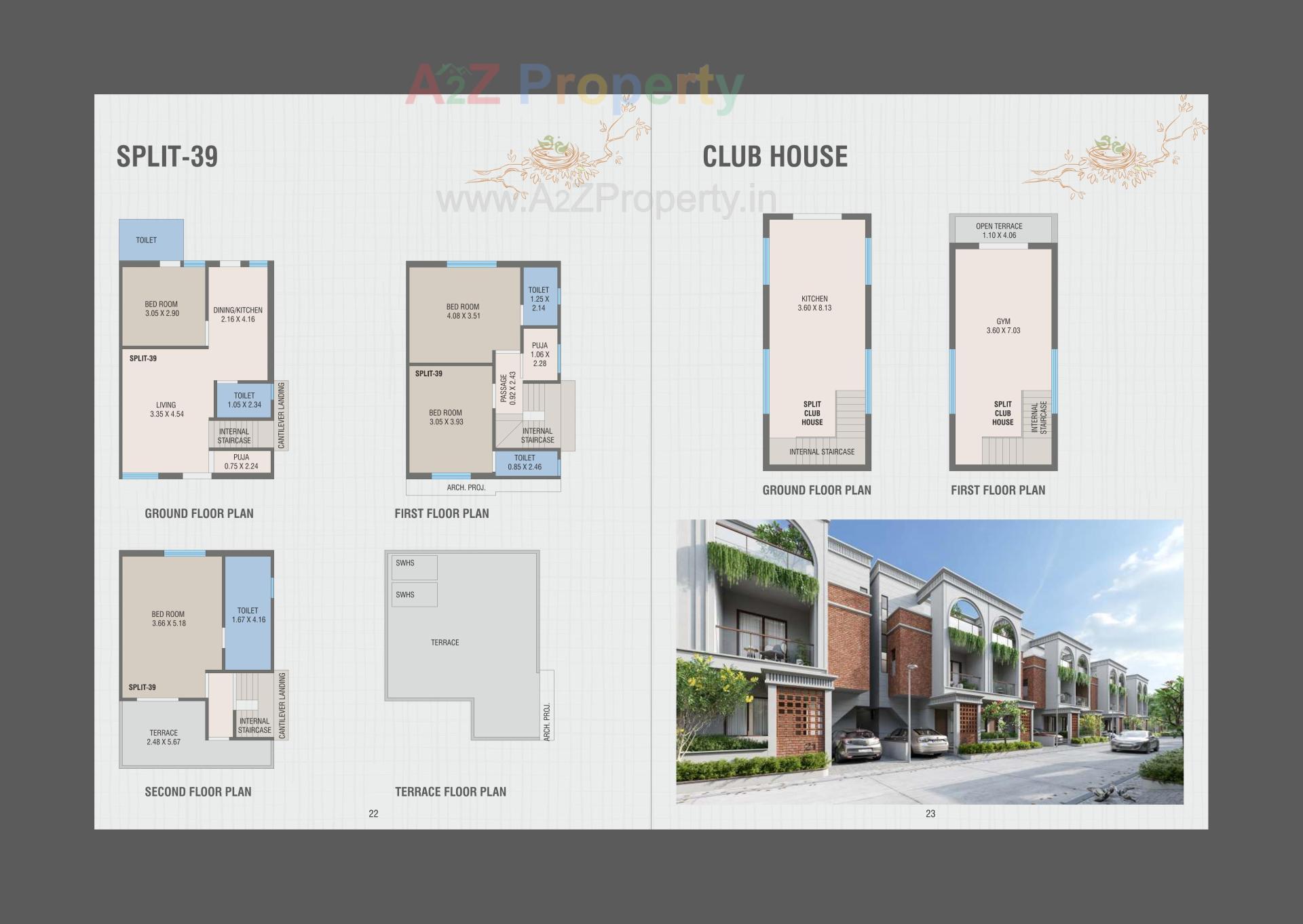 Layout of real estate project Shantam Nest located at Tarsali, Vadodara, Gujarat