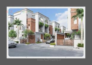Elevation of real estate project Shantam Nest located at Tarsali, Vadodara, Gujarat