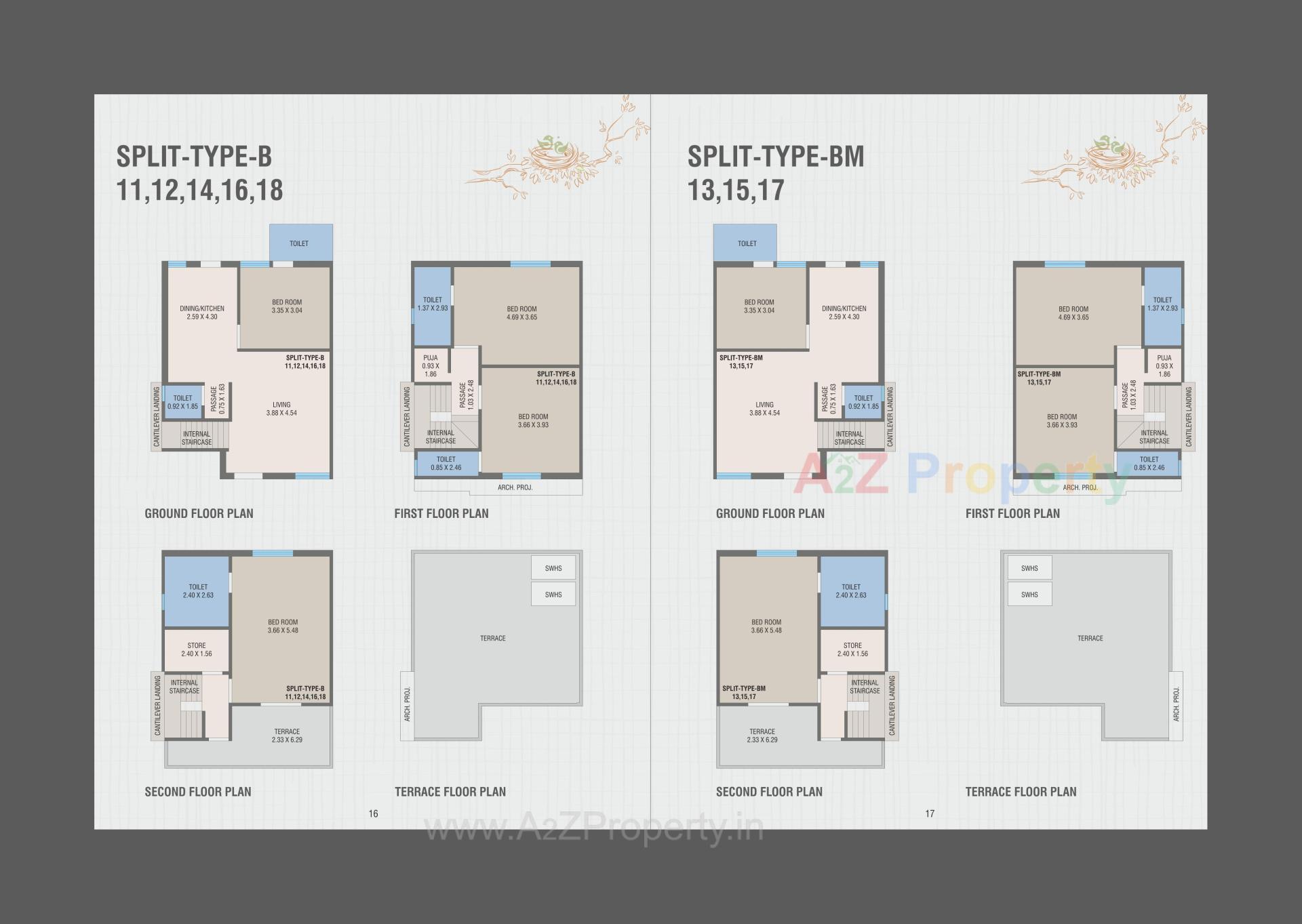 Layout of real estate project Shantam Nest located at Tarsali, Vadodara, Gujarat