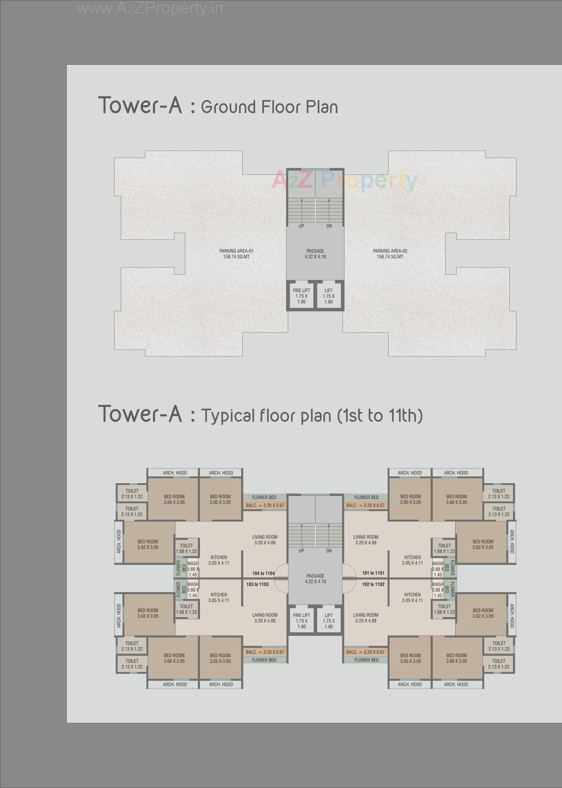 Layout of real estate project Shantam Nirvanta located at Vadodara, Vadodara, Gujarat