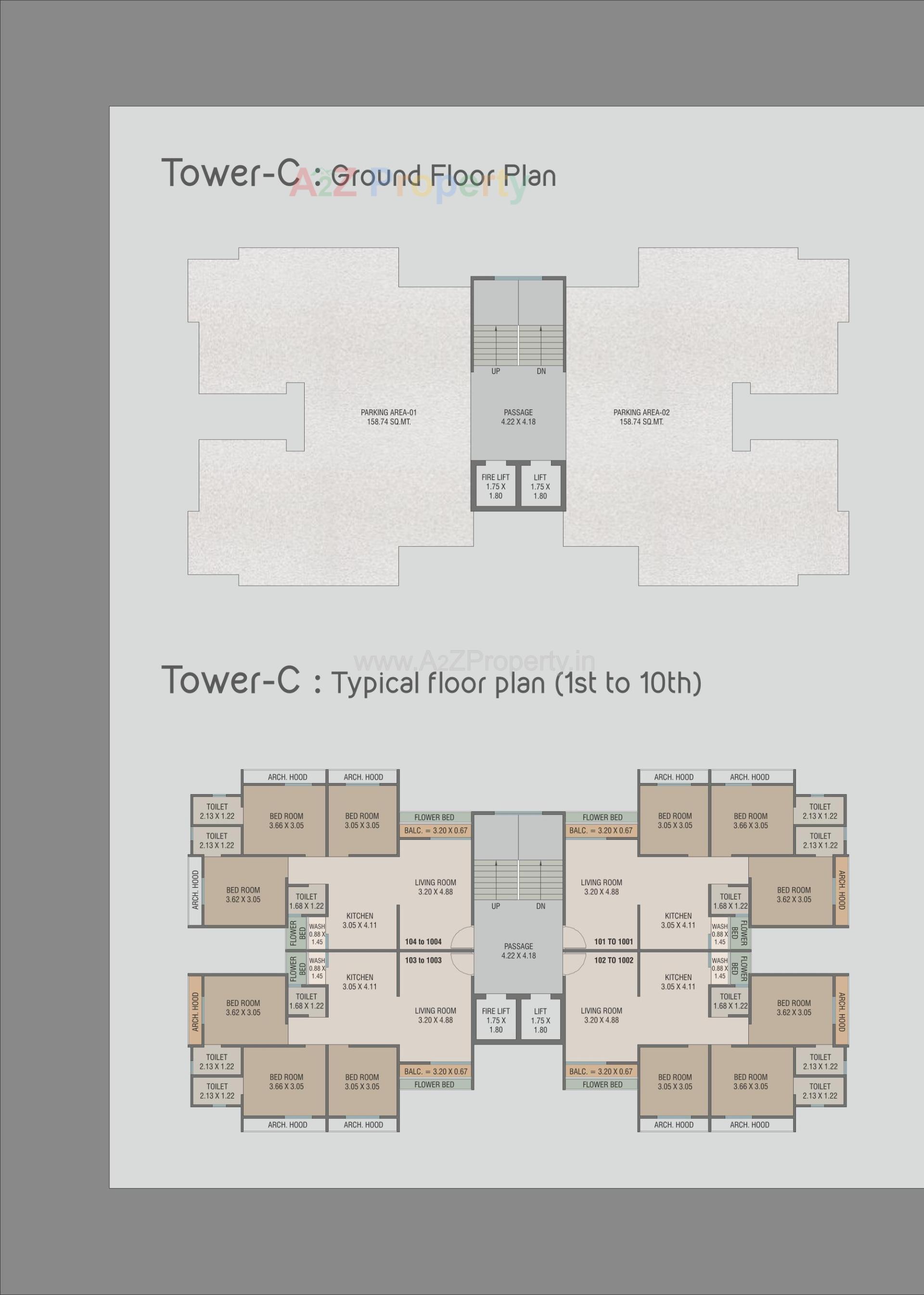 Layout of real estate project Shantam Nirvanta located at Vadodara, Vadodara, Gujarat