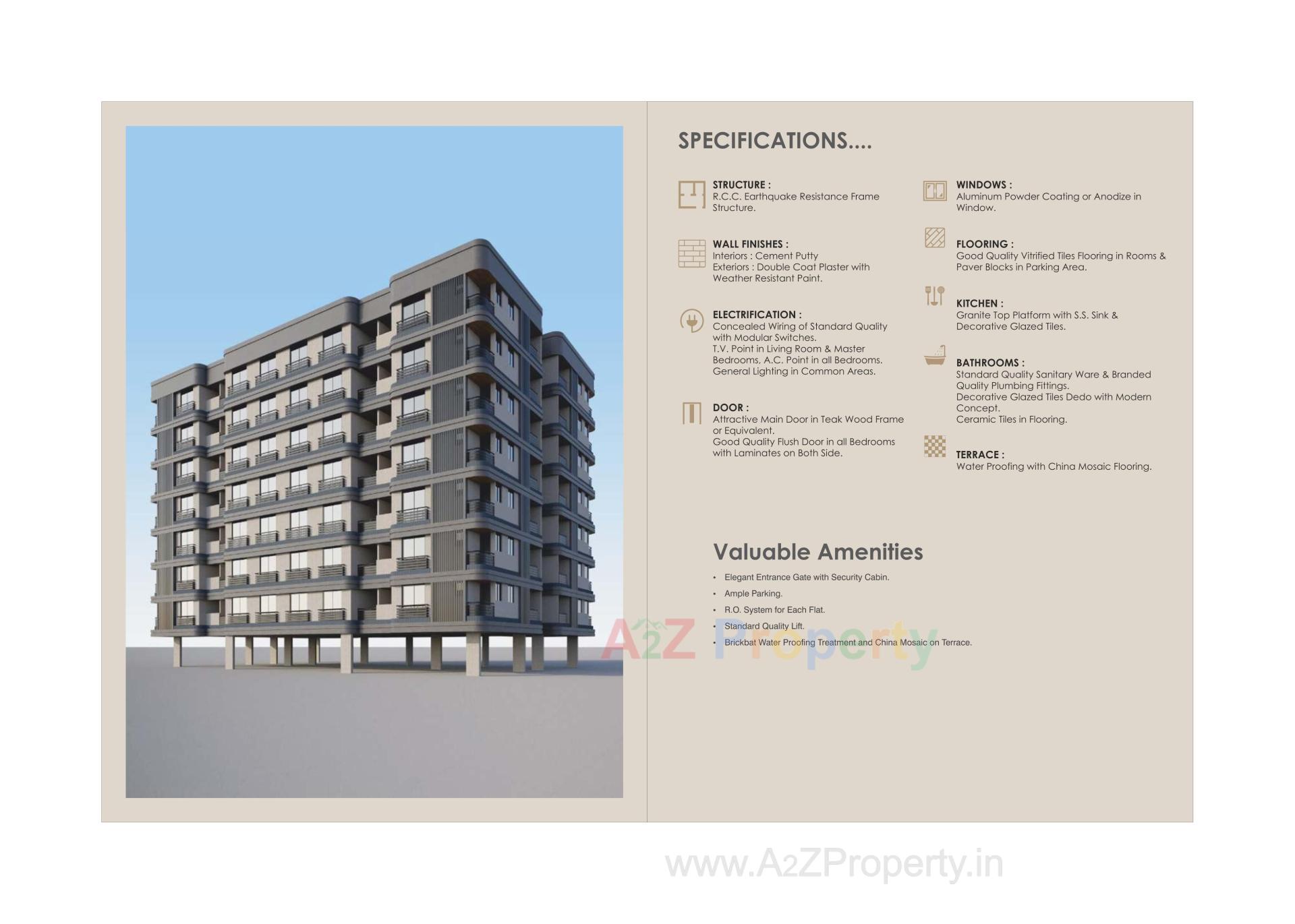  of real estate project Shantam Paradise located at Vemali, Vadodara, Gujarat