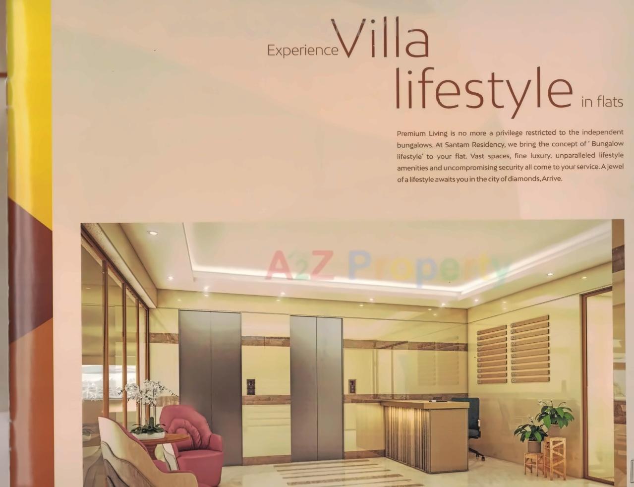 3D Elevation of real estate project Shantam Residency located at Gotri, Vadodara, Gujarat