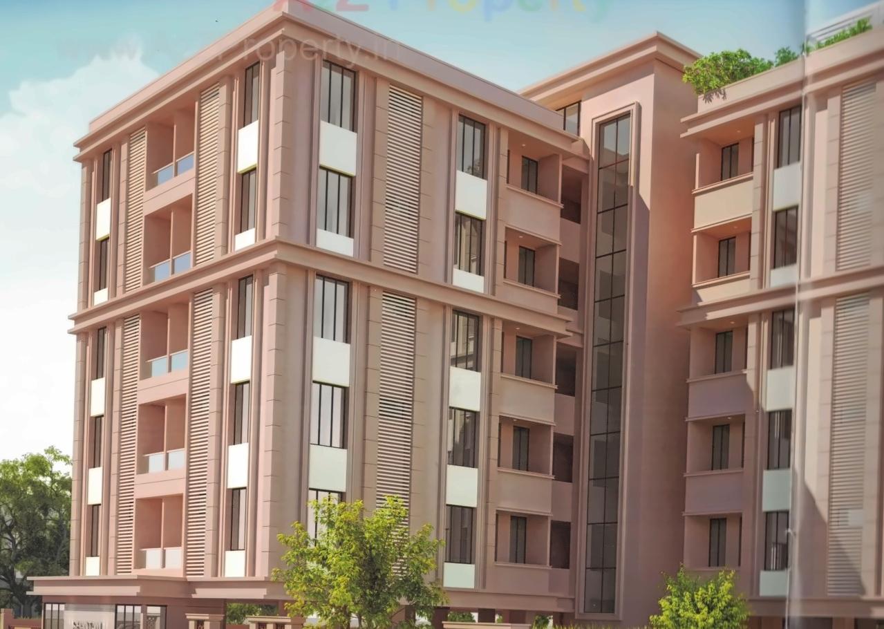 3D Elevation of real estate project Shantam Residency located at Gotri, Vadodara, Gujarat