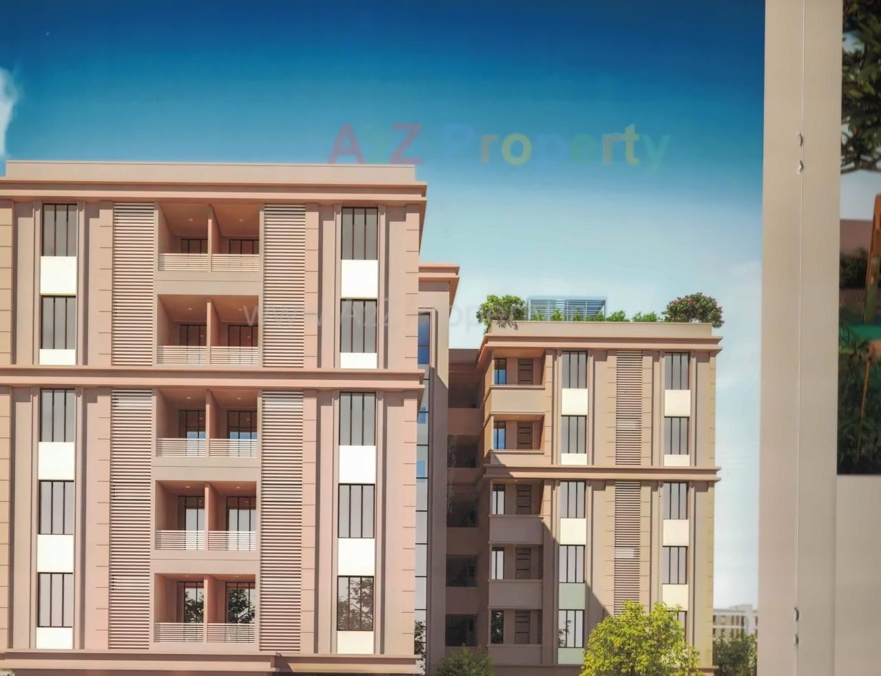 3D Elevation of real estate project Shantam Residency located at Gotri, Vadodara, Gujarat